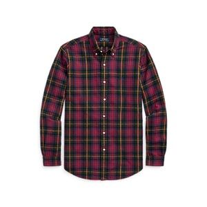 Polo Ralph Lauren Classic Fit Plaid Oxford Shirt Multi Color Size Small NWT!!